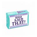 PP Matchbox kártyajáték- Who said that ?, angol