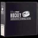 Ultra PRO 3" Hockey Trading Card Album – fekete jégkorongkártya-album