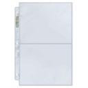 Ultra PRO Platinum Series Pocket Pages – 2 zsebes lap, 127 × 177,8 mm, 100 db