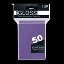 Ultra PRO PRO-Gloss Deck Protector – lila kártyavédő, 50 db