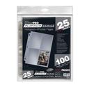 Ultra PRO Platinum Series – 4 zsebes kártyalap, 25 db