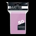Ultra PRO PRO-Matte Deck Protectors – rózsaszín kártyavédő tasak, 50 db