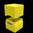 Ultra PRO Classic SATIN Cube – kártyatároló doboz, Lemon Yellow