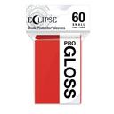 Ultra PRO ECLIPSE – fényes kártyavédő tasak, Apple Red, 60 db