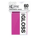 Ultra PRO ECLIPSE Gloss – rózsaszín kártyavédő tasak, 60 db