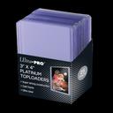 Ultra PRO Platinum TOPLOADER – ultra átlátszó kártyavédő, 25 db