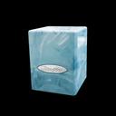 Ultra PRO Marble Satin Cube – kártyapakli-doboz, Light Blue / White